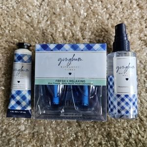 Bath & Body Works Gingham signature collection